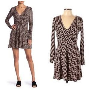 Love Fire Chevron Long Sleeved Tunic or Dress